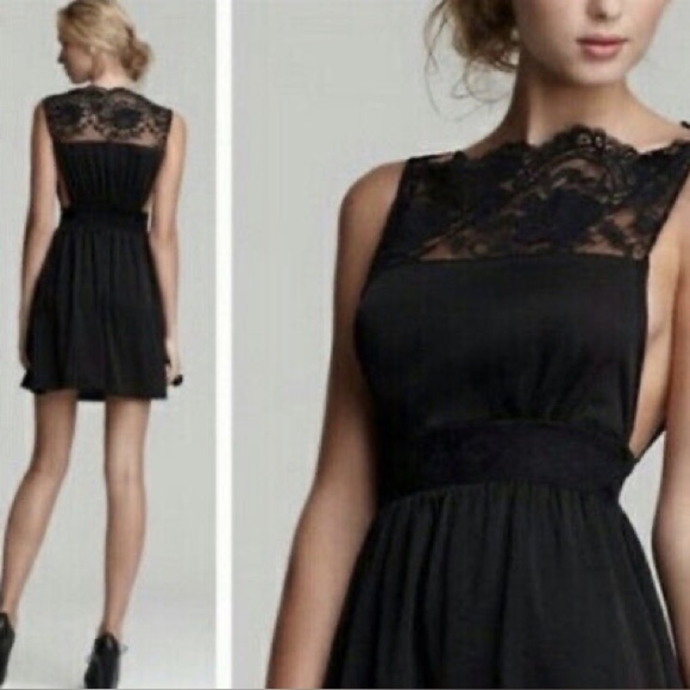 Free People “Tea for Two” Lac Dress in Light Mauve Grey